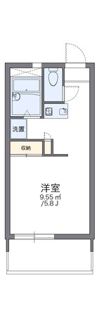 レオパレスヴェルドミールの物件間取画像